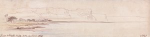 Kasr es Saiad door Edward Lear